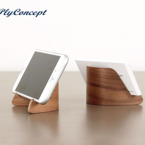 Giá đỡ điện thoại bằng gỗ uốn cong PlyConcept Phone Holder