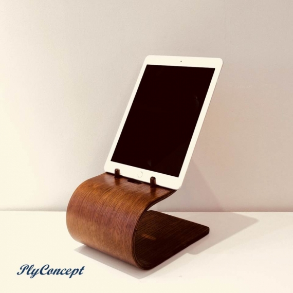 GIÁ ĐỠ IPAD PLYCONCEPT IPAD STAND MÀU GỖ WALNUT