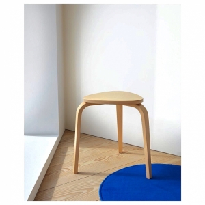 Ghế đôn gỗ uốn cong PlyConcept Quata Chair - Plywood cao su.