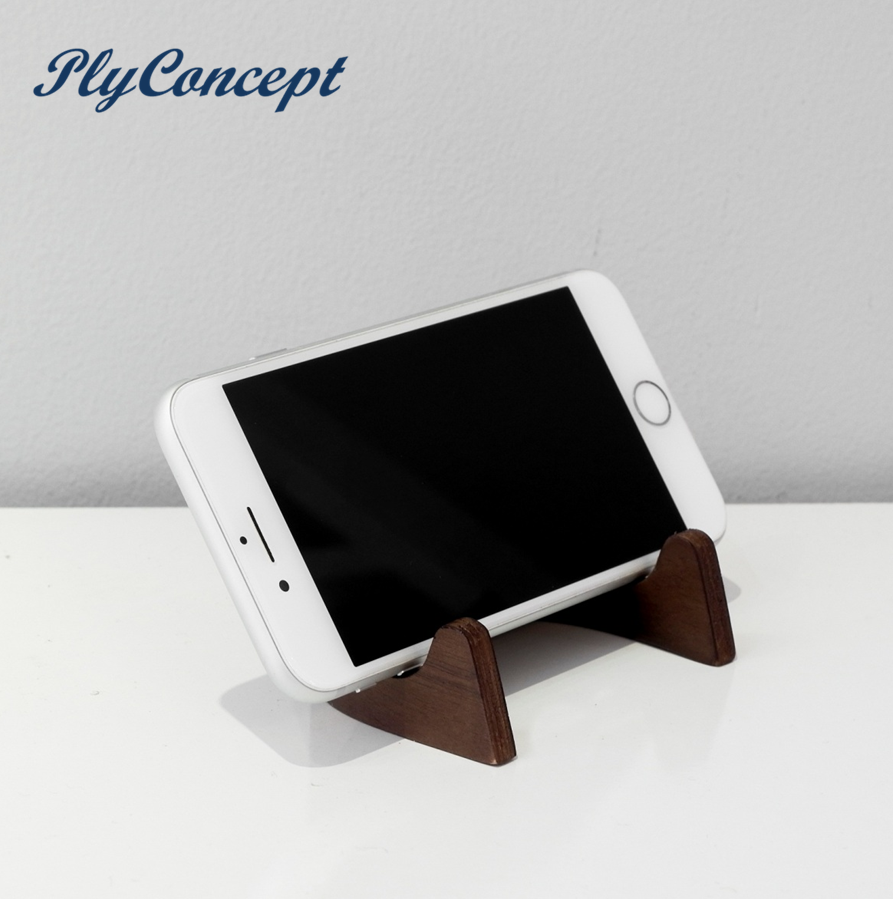 Giá đỡ điện thoại bằng gỗ uốn cong PlyConcept Phone Holder